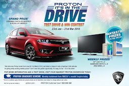 Proton's "It's In The Drive" Campaign - Test Drive & Win a Suprima S and other prizes