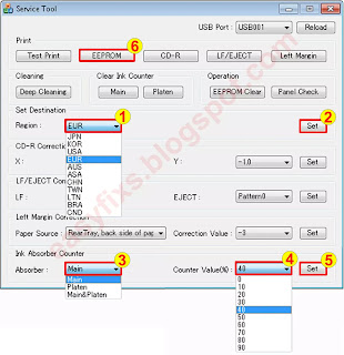 How to Reset Canon iP4600, iP4630, iP4640, iP4650, iP4660, iP4670, iP4680 if Logic Board is replaced