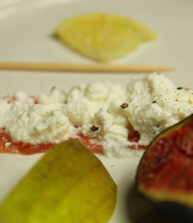 Fresh Figs, Smoked Salmon Appetiser Gluten-free Organic Recipe