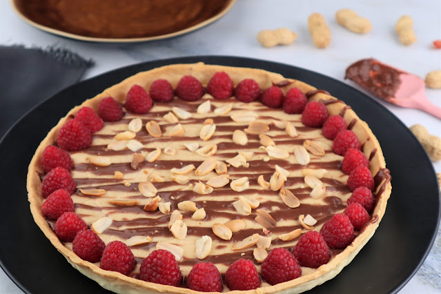 Tarte de Amendoim e Chocolate