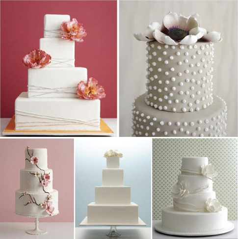 shabby chic wedding cakes