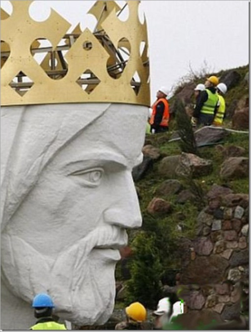 The tallest statue of Jesus in Poland