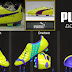 PES 2014 Puma evoPOWER 1 Yellow / Violet / Blue Boots n69