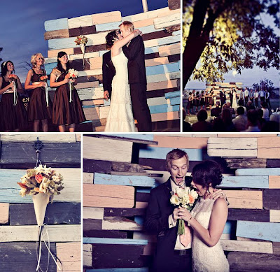 outdoor wedding backdrops pictures