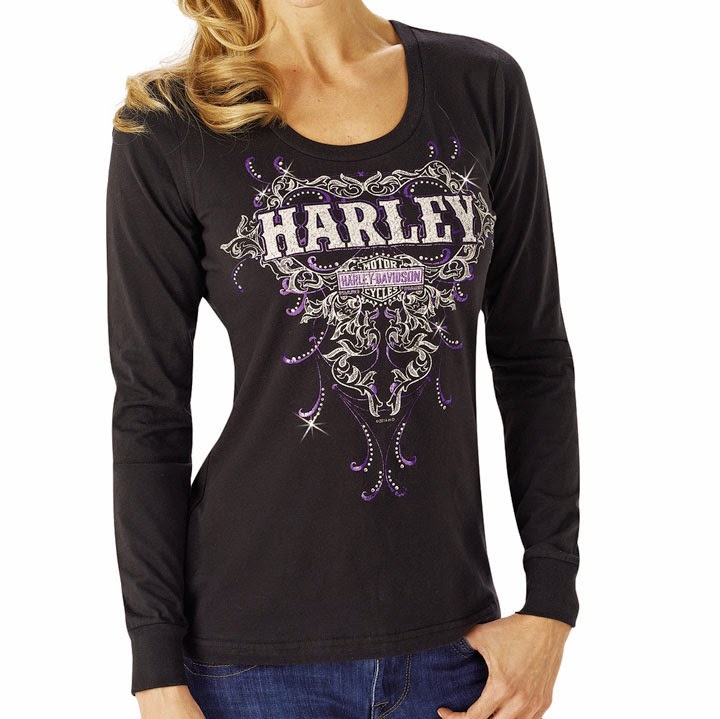http://www.adventureharley.com/harley-davidson-womens-shirt-tangled-vine-black