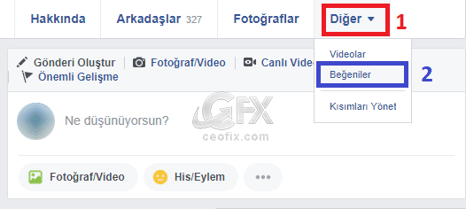 facebook da begeniler nasil gizlenir www ceofix com - instagramda begenileri gizleme