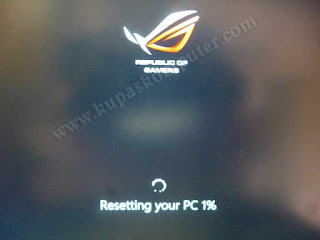 Proses resetting windows