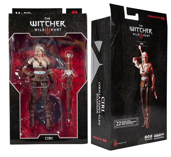 Ciri The Witcher Wild Hunt Mcfarlane Toys