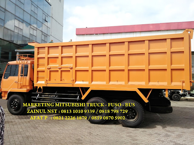 jual mitsubishi fuso dump indek 45 tahun 2018