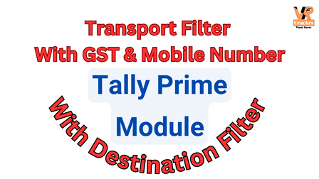 How To Save Transporter id in Tally Prime | Best Powerful Transport TDL in 2024