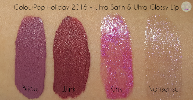 ColourPop Holiday 2016 - Ultra Satin & Ultra Glossy Lip | Kat Stays Polished