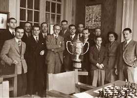 Jugadores del Club Ajedrez Barcelona en 1948