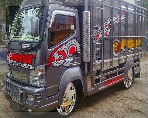 Foto modifikasi truk  canter terbaru hino ragasa  fuso dutro 