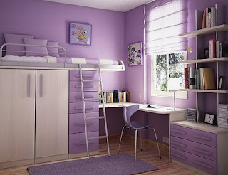 Purple teenage bedroom ideas