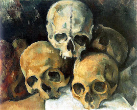 Pyramid of Skulls by Paul Cézanne (1901)