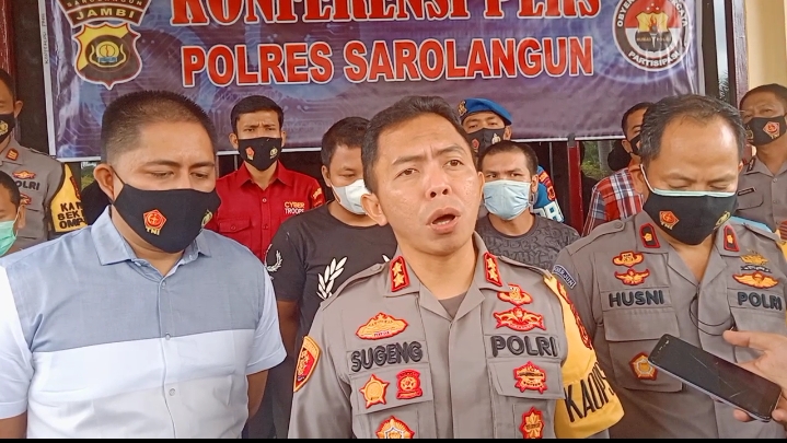 Enam Orang Pelangsir Minyak  Hasil ilegal Driling  Ditangkap Polisi