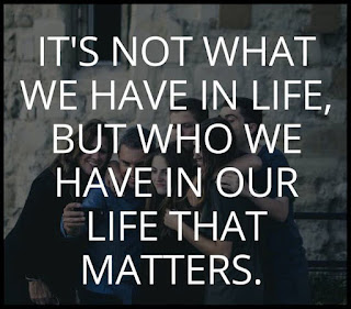 Staying Alive is Not Enough : It's not what we have in life, but who we have in our life that matters.