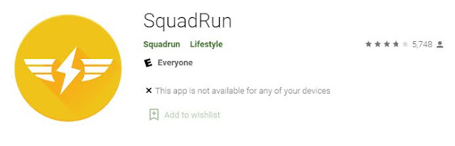 SquadRun Application