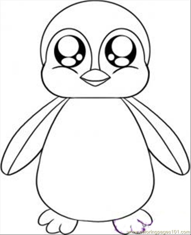Coloring Pages Penguin 1
