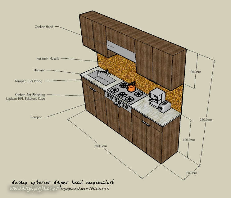 Desain Interior Dapur Kecil Minimalist Amid Design Desain Interior Dapur Kecil Minimalist Amid Design
