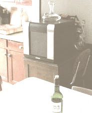 memory of a working wine fridge heat-tinted photo of a long hot summer