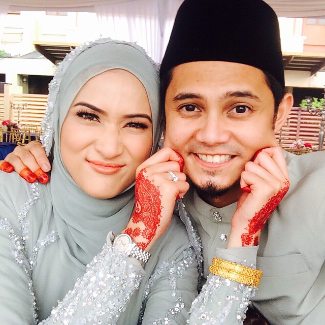 gambar kahwin Hanis Zalikha dan Hairul Azreen