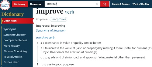 Define Improve