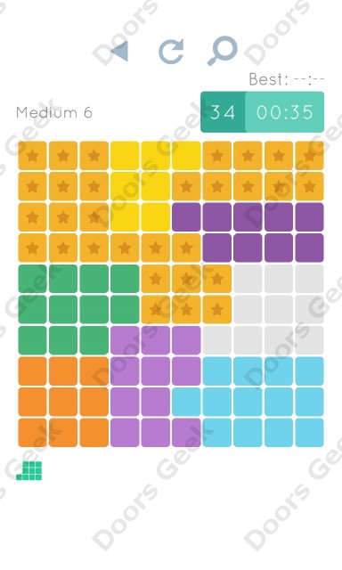 Cheats, Walkthrough for Blocks and Shapes Medium Level 6