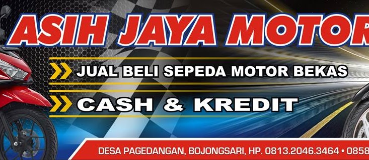 Desain Banner Asih Jaya Motor CDR