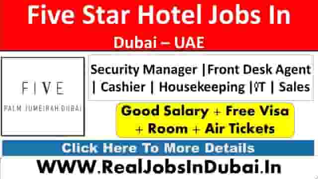 Five Palm Jumeirah Hotel Jobs In Dubai  UAE