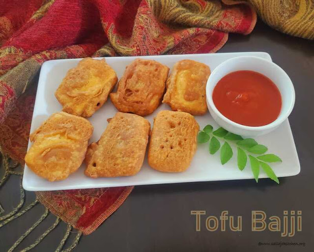 images of Tofu Bajji Recipe / Tofu Pakoda Recipe / Tofu Recipes - Evening Snack Recipes