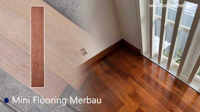 Jual lantai mini flooring kayu merbau