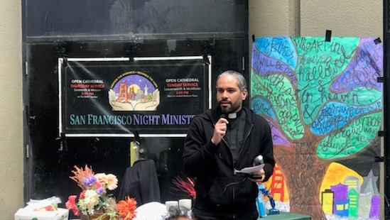 Christópher Abreu Rosario Delivers First Public Sermon, San Francisco Night Ministry