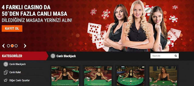 Canlı gazino - Live casino play now !