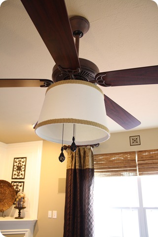 Be Different...Act Normal: DIY Ceiling Fan Lamp Shade