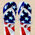 Chinelo Personalizado Tema Estados Unidos