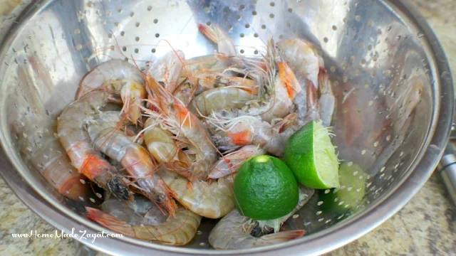 A "how to" to create a Jamaican street food delicacy made of whole shrimp, marinated in hot pepper marinade then cooked to perfection.