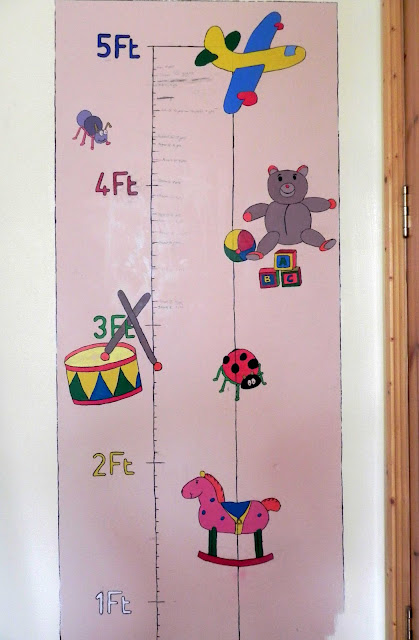 Height Chart Painted by Ruth Kelly, www.ruths-world.com