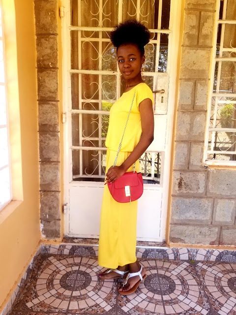 How To Wear A Bright Yellow Maxi Dress Casually