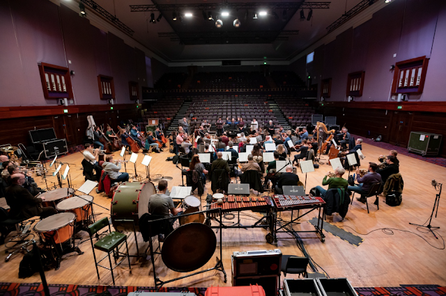 Arnold: The Dancing Master - recording session at Watford Colosseum