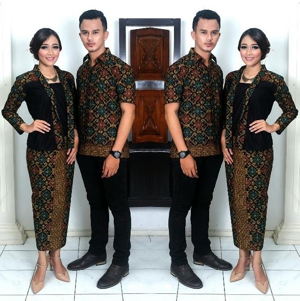 30 Model  Baju  Kebaya Batik Couple Modern Terbaru 2020