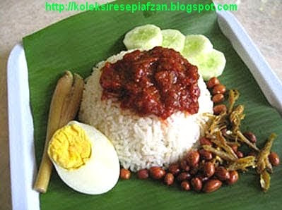 Love All Races Malaysian Nasi Lemak Coconut Rice with 