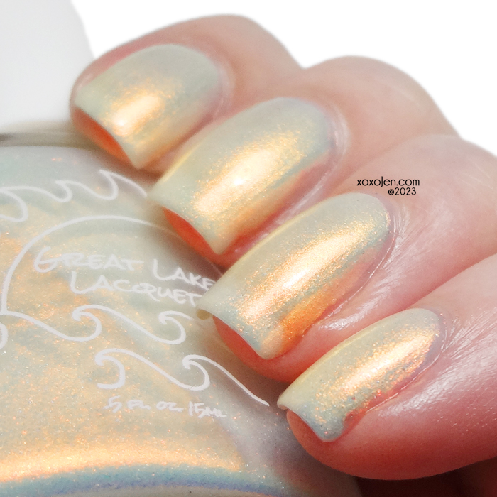 xoxoJen's swatch of Great Lakes Lacquer Michigan Winter Sunset