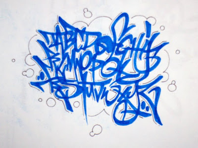 graffiti alphabet