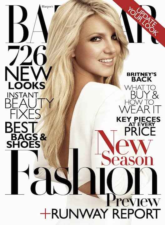 Pop Queen Britney Spears graces the June issue of'Harper's Bazaar'