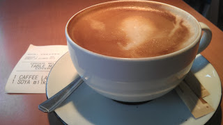 Soya latte at Le Delice