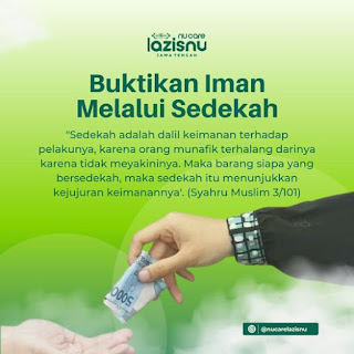 Buktikan Iman Melalui Sedekah