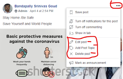 How to Manage scheduled posts on Facebook Group?