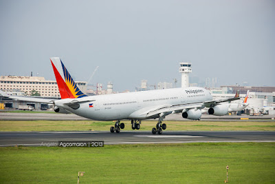 philippine airlines a340 london