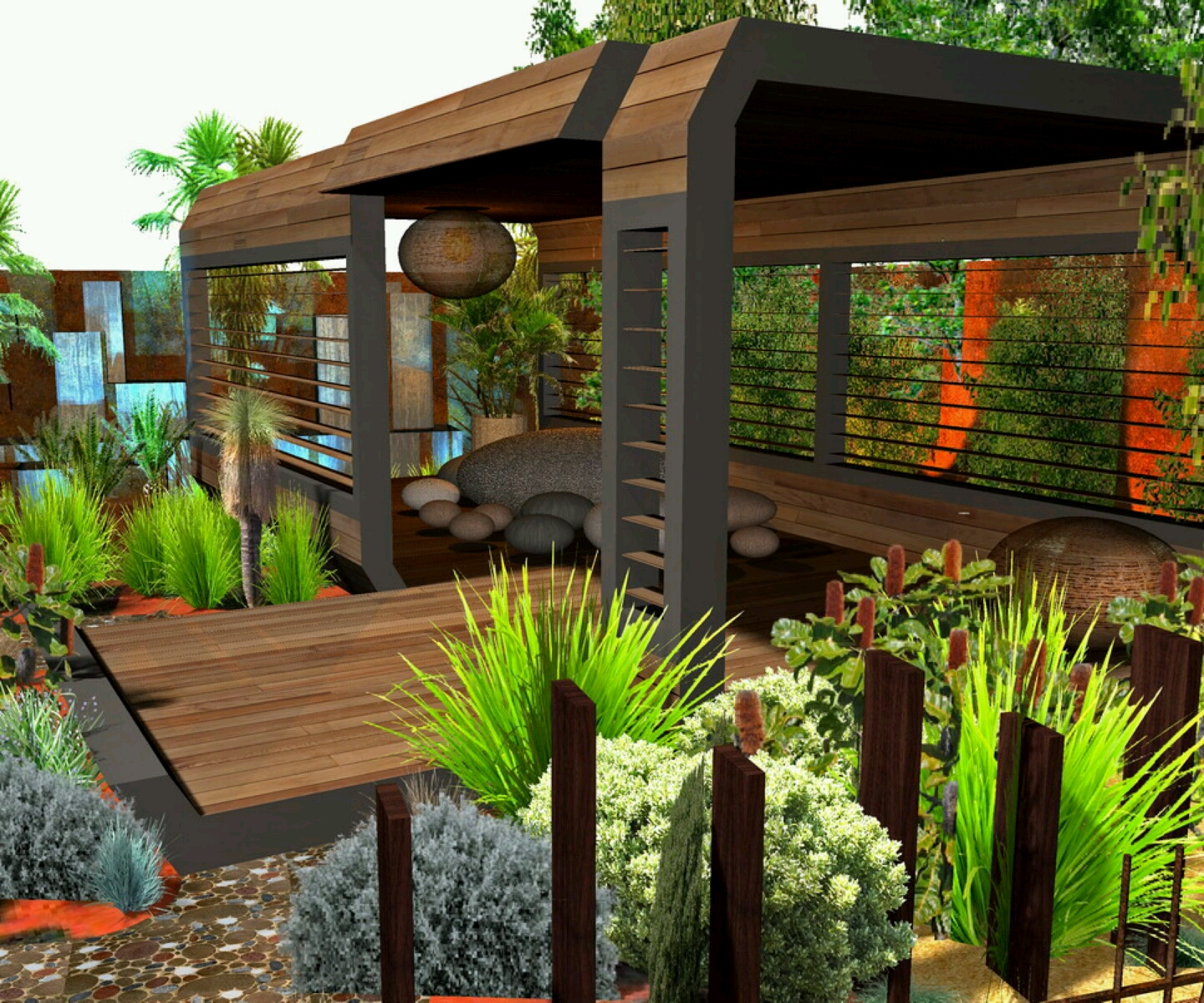 New home designs latest.: Modern homes garden designs ideas.